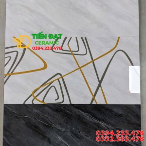 Gạch Dán Tường 30x60 Đá Bóng Kính Vân Xám Đá