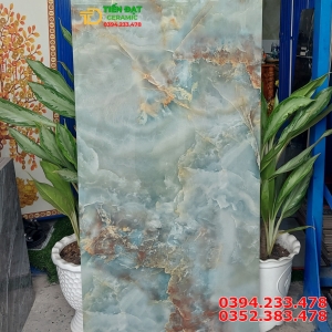 Gạch Đồng Chất 60x120 Xanh Vân Giả Đá Lát Nền