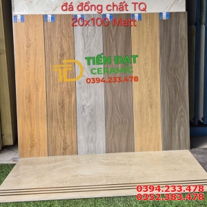 Gạch Đồng Chất Giả Gỗ 20x100 lát Phòng Ngủ Cao Cấp