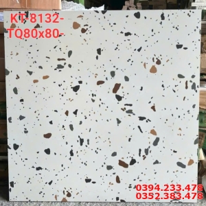 Gạch Đồng Chất TQ 80x80 Đá Mờ Terrazzo Cao Cấp