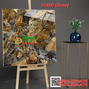 Gạch Giả Đá Cao Cấp 60x60 Ốp Lát Phòng Khách 