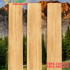Gạch Giả Gỗ 20x100 Lát Nền Vân Vàng Cao Cấp HCM