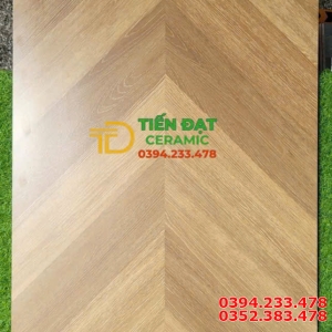 Gạch Giả Gỗ Xương Cá 60x120 Ốp Lát Phòng Khách