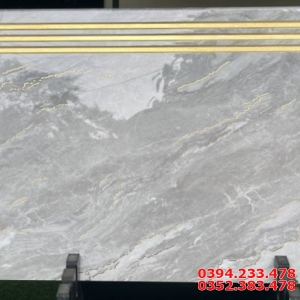Gạch Granite  47x120 Ốp Lát Cầu Thang Nhũ Vàng