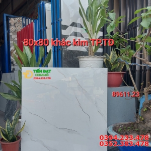 Gạch Granite Nhũ Vàng 80x80 Lát Nền Cao Cấp TQ 89611-23