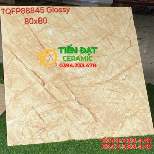 Gạch Granite TQ 80x80 Lát Nền Vàng Vàng Mẫu Mới