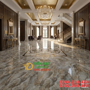 Gạch Khắc Kim TQ 80x80 Ốp Lát Khách Sạn Cao Cấp