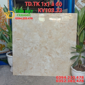 Gạch Khổ Lớn 100x100 Ốp Lát Biệt Thự Giả Đá Vân Vàng