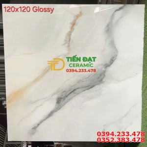 Gạch Khổ Lớn 120x120 Trắng Đen Vàng Ốp Lát Biệt Thự