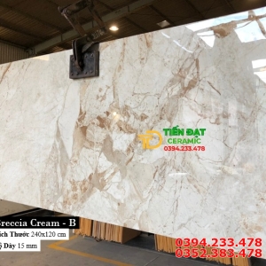 Gạch Khổ Lớn 120x240 Ốp Lát Biệt Thự Breccia Cream B