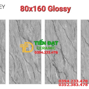 Gạch Khổ Lớn 80x160 Vân Xám Đá Lát Nền Cao Cấp