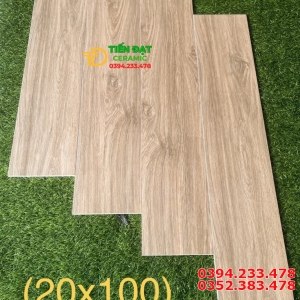 Gạch Lát Nền 20x100 Đá Đồng Chất Vân Vàng Caving