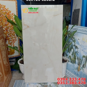 Gạch Lát Nền 60x120 Cao Cấp Vân Vàng Nhạt Mẫu Mới Hót