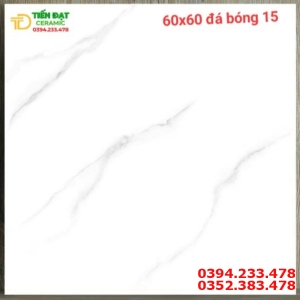 Gạch Lát Nền 60x60 Trắng Vân Cao Cấp Giá Rẻ