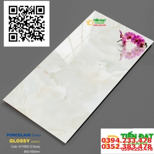 Gạch Lát Nền 80x160 Vân Xanh Ngọc Thạch 