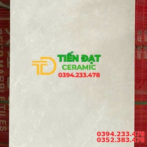 Gạch Lát Nền Bóng Kính Vi Tinh 60x120 Vân Xám Nhẹ TQ 