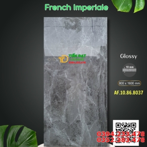 Gạch Lát Nền Khổ Lớn 80x160 Vân Xám Giả Đá