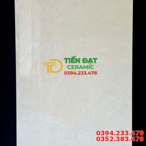 Gạch Lát Nền Phòng Khách 80x160 Vân Vàng Kem