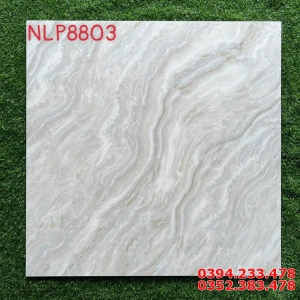 Gạch Lát Nền Phòng Khách 80x80 Vân Giả Đá Bóng Kiếng