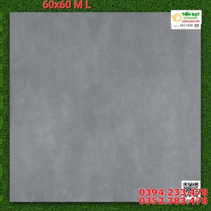 Gạch Lát nền Prime 60x60 Đá Mờ Porcelain Vân Xám Xi Măng