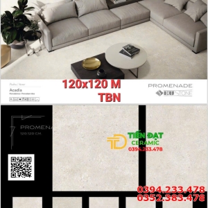 Gạch Lát Nền TBN 120x120 Khổ Lớn Terrazzo Mờ Matt