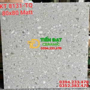 Gạch Lát Nền Terrazzo Matt 80x80 Nhập Khẩu TQ Mẫu Mới
