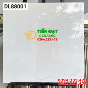 Gạch Lát Nền TQ 80x80 Trắng Vân Mây Bóng Kiếng 