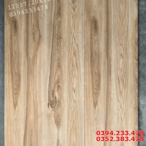 Gạch Nhập Khẩu 20x120 Giả Gỗ Mài Cạnh Mẫu Mới