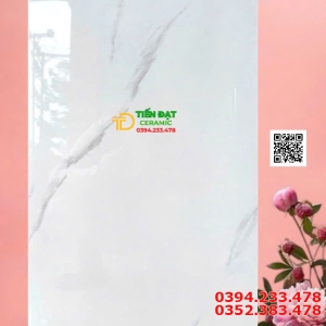 Gạch Nhập Khẩu 40x80 Trắng Vân Khói Vi Tinh