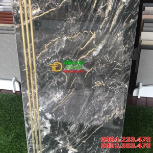 Gạch Nhập Khẩu 47x120 Xám Trắng Khắc Kim