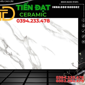 Gạch Nhập Khẩu 80x160 Bóng Kiếng Trắng Vân Khói