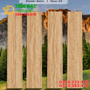 Gạch Nhập Khẩu Ấn Độ 20x100 Giả Gỗ Vân Vàng