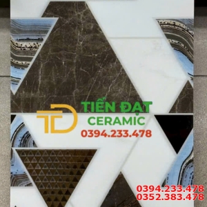 Gạch Nhập Khẩu TQ 30x60 Hoa Văn Khắc Vàng Bạc Đẹp Nhất