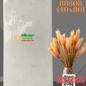 Gạch Nhập Khẩu TQ 40x80 Vân Vàng Nhạt Giá Rẻ