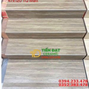 Gạch Nhập Khẩu TQ 47x120 Vân Gỗ Ốp Lát Cầu Thang