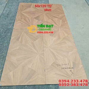 Gạch Nhập Khẩu TQ 60x120 Lát Nền Giả Gỗ Cao Cấp