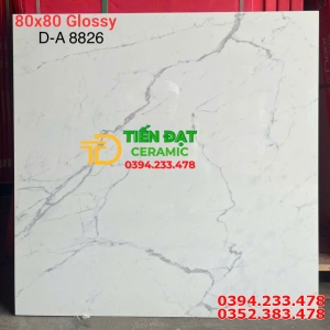 Gạch Nhập Khẩu TQ 80x80 Trắng Vân Xám Cao Cấp