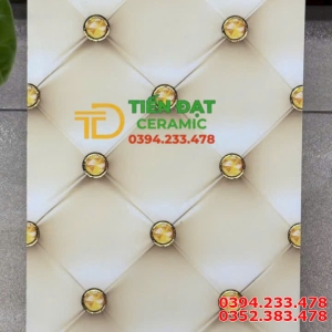 Gạch Ốp Điểm Nhấn Phòng Khách 30x60 Nhũ Kim Vàng   