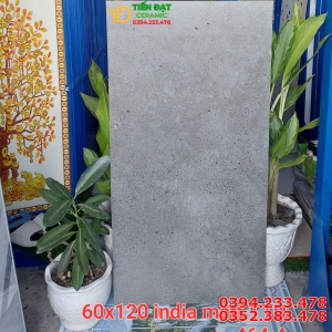 Gạch Ốp Lát 60x120 Đá Mờ Xám Si Măng 