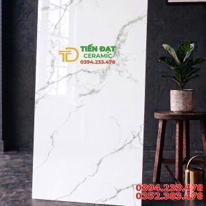 Gạch Ốp Lát 60x120 Trắng Vân Xám Vi Tinh Mới Đẹp