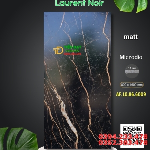 Gạch Ốp Lát 80x160 Đen Vân Khắc Kim Cao Cấp