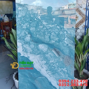 Gạch Ốp Lát 80x160 Trắng Vân Xanh Mới Đẹp