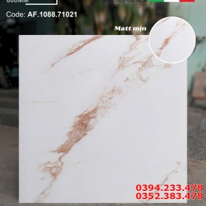 Gạch Ốp Lát Mờ Bóng 80x80 Trắng Vân Nâu Mẫu Mới