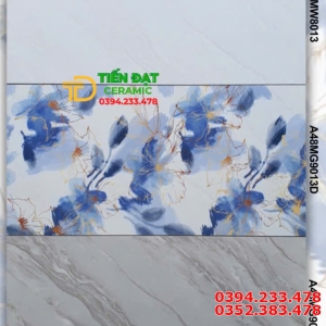 Gạch Ốp Lát Trang Trí Apodio 40x80 Đậm Nhạt Bông Hoa