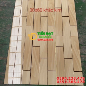 Gạch Ốp Mặt Tiền 30x60 Cao Cấp Nhũ vàng