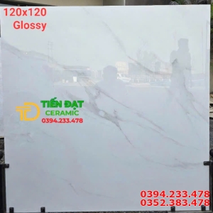 Gạch Ốp Tường 120x120 Trắng Vân Vi Tinh Sale Giá Rẻ