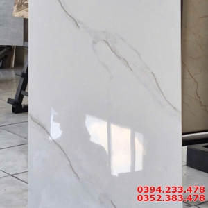 Gạch Ốp Tường 40x80 Trắng Khắc Vàng TQ Mẫu Mới 