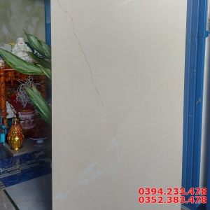Gạch Ốp Tường 60x120 Vân Vàng Nhạt Hiệu Ứng Caving