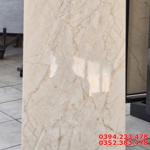 Gạch Ốp Tường TQ 40x80 Vân Vàng Bóng Kiếng Kim Cường