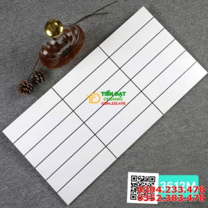 Gạch Ốp Tường TQ Cao CẤp 240x60 Trắng Vân Sọc